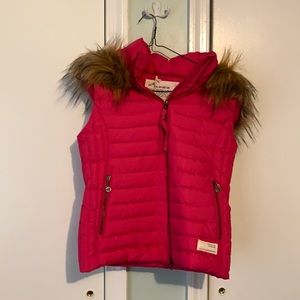 Pink Odd molly ski vest Small